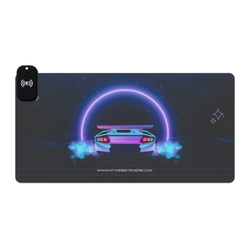 Tapis de Souris Personnalisé - RGB recharge induction sans fil