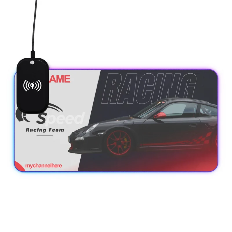 Tapis de Souris Personnalisé - RGB recharge induction sans fil