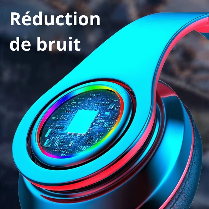 🎧 Casque sans fil Bluetooth avec réduction de bruit