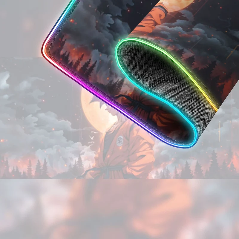 Tapis de souris DBZ SANGOKU RGB - Lune Rouge