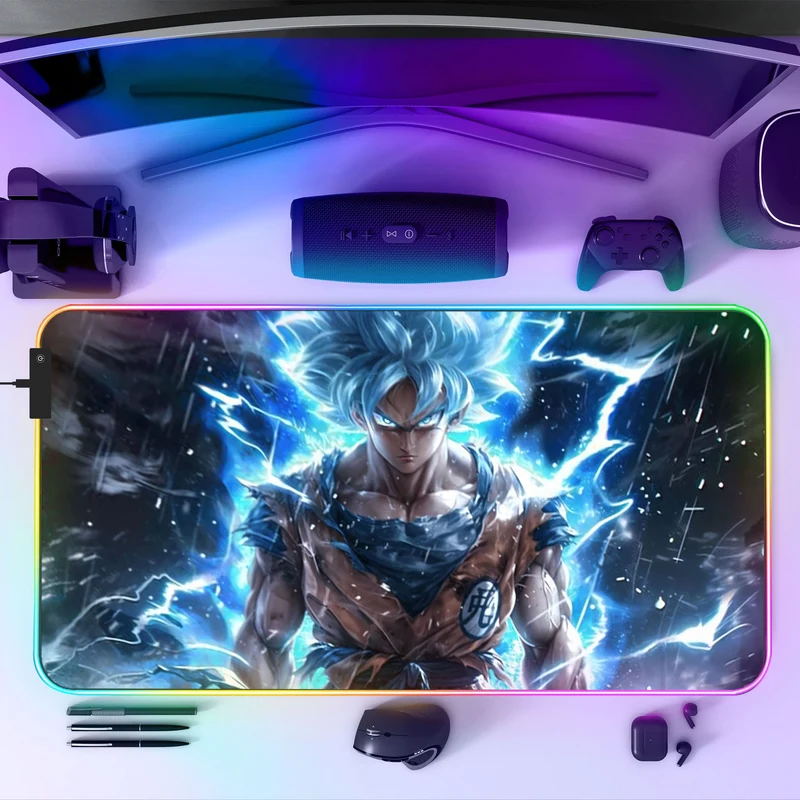 Tapis de souris DBZ SANGOKU RGB - Puissance