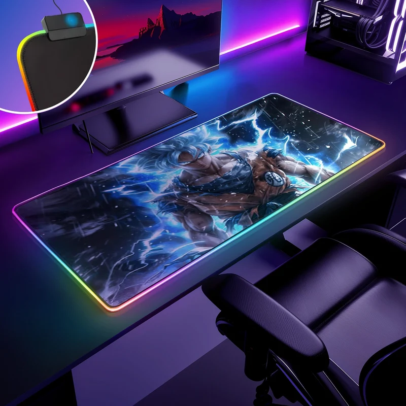 Tapis de souris DBZ SANGOKU RGB - Puissance