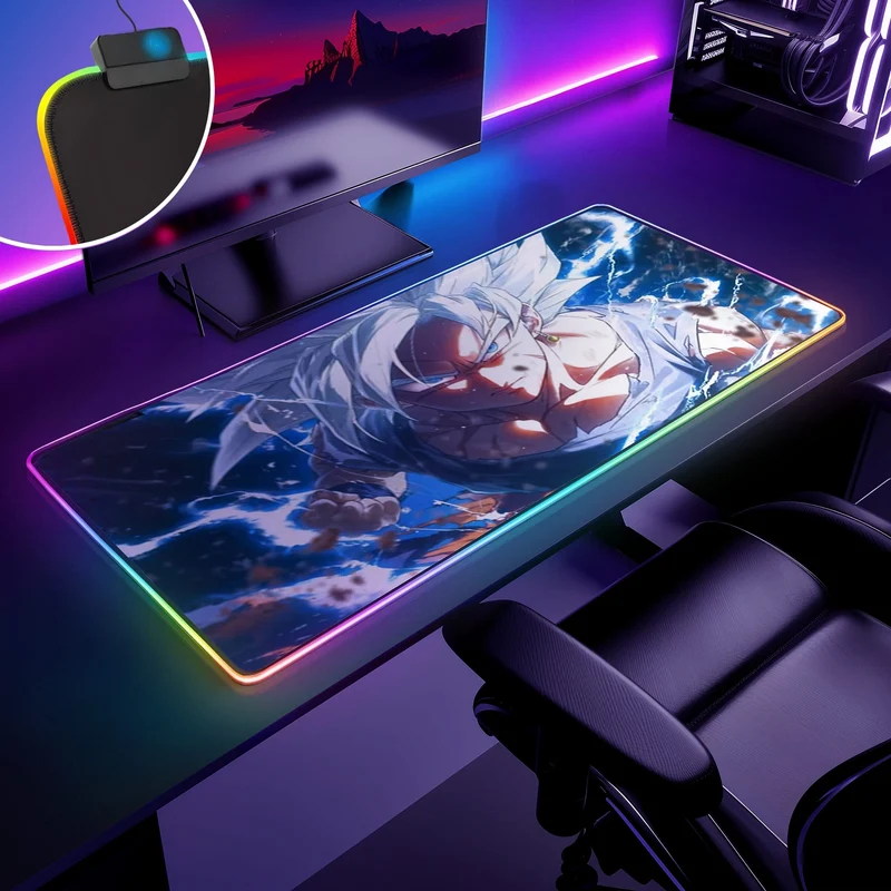 Tapis de souris DBZ SANGOKU RGB - Éclair