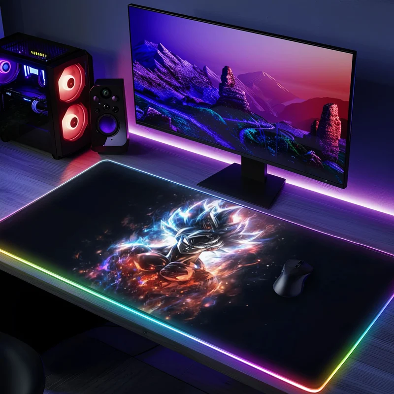 Tapis de souris DBZ SANGOKU RGB - Aura