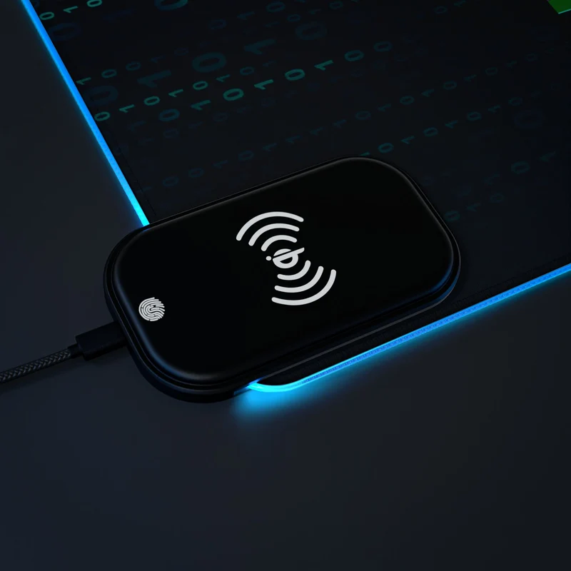 Tapis de Souris Personnalisé - RGB recharge induction sans fil