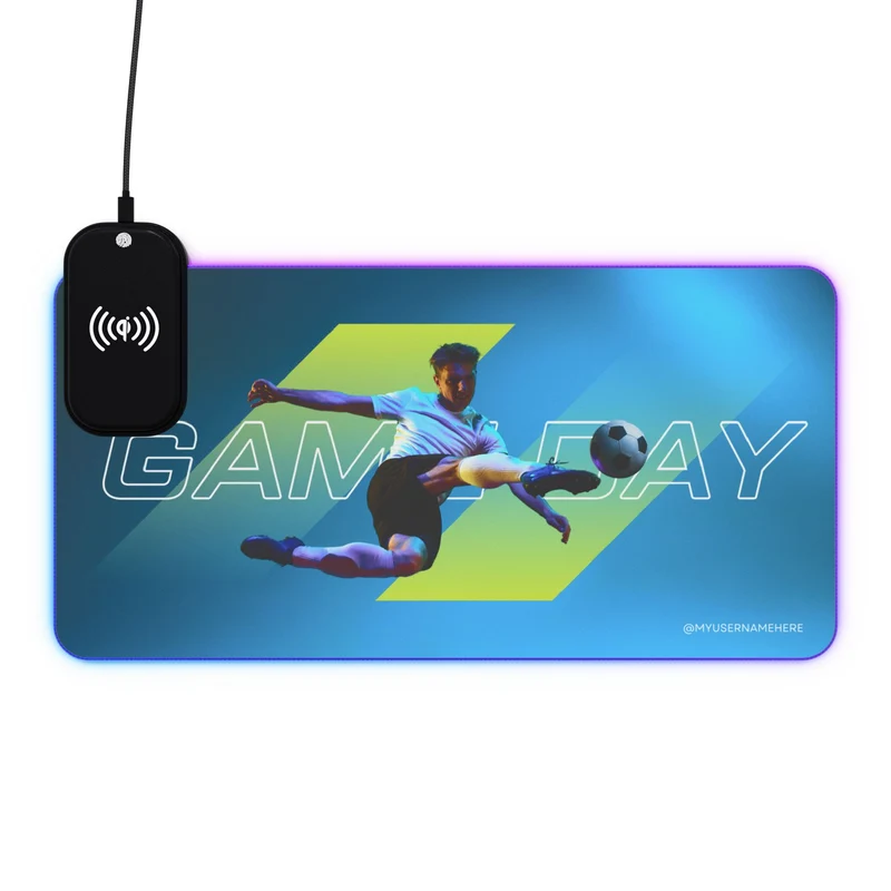 Tapis de Souris Personnalisé - RGB recharge induction sans fil
