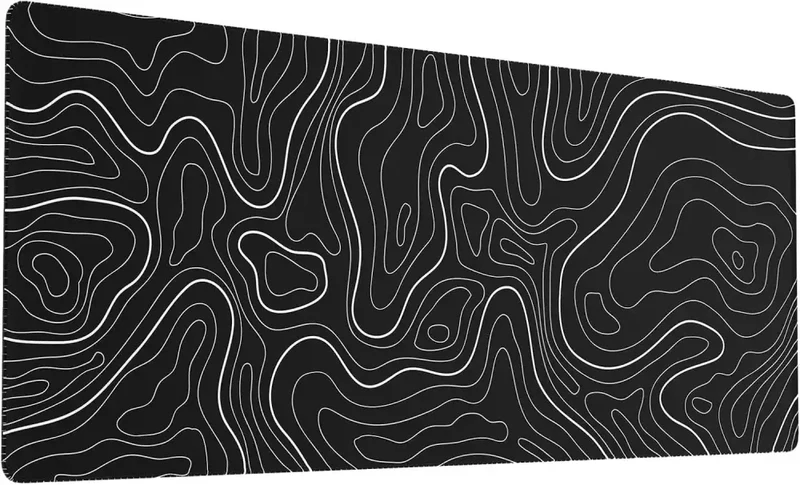 Tapis de Souris XXL Noir et Blanc