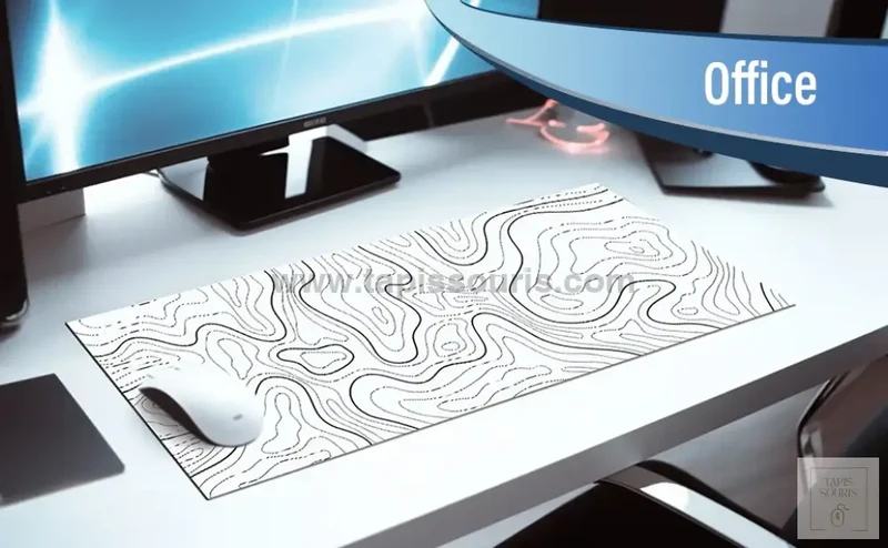 Tapis de Souris XXL Noir et Blanc