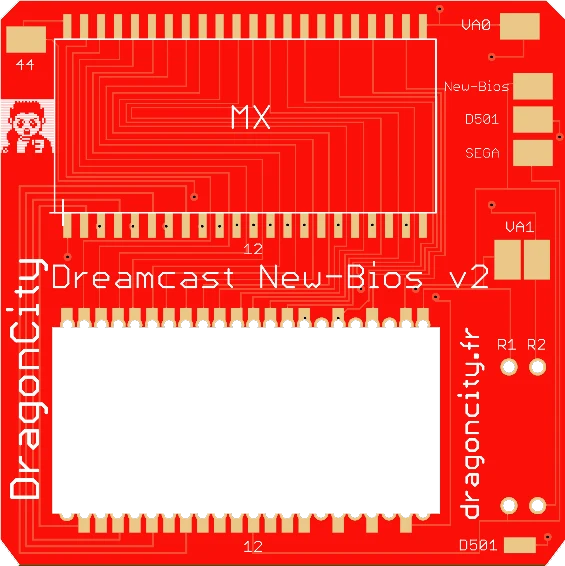 Dreamcast - PCB New-Bios "V2"