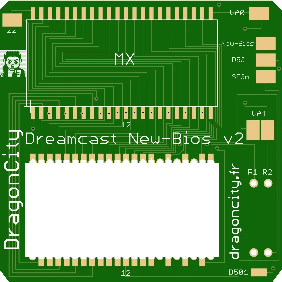 Dreamcast - PCB New-Bios "V2"