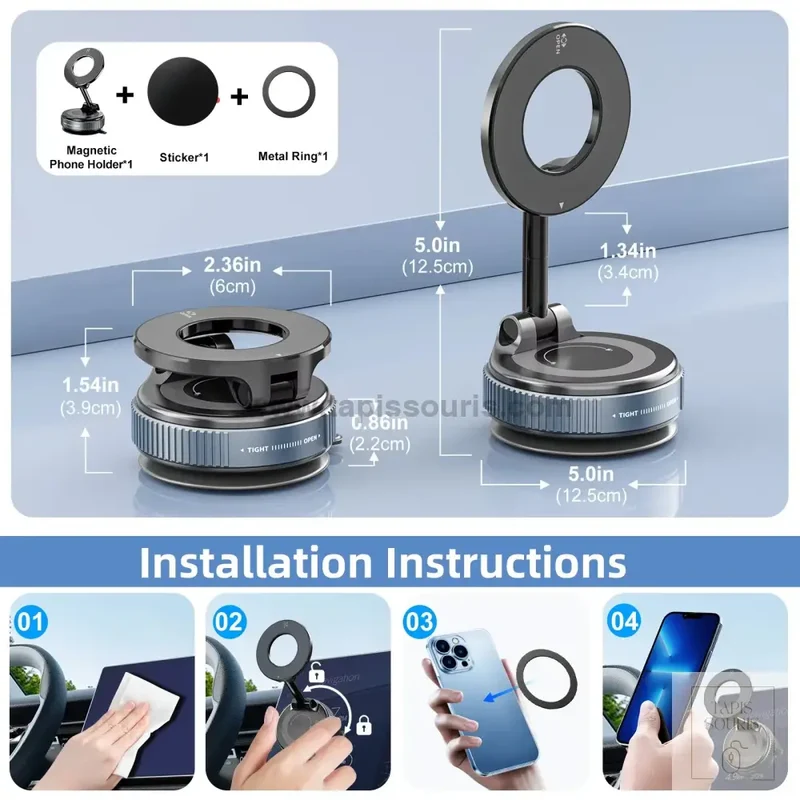 Support Telephone Magnetique