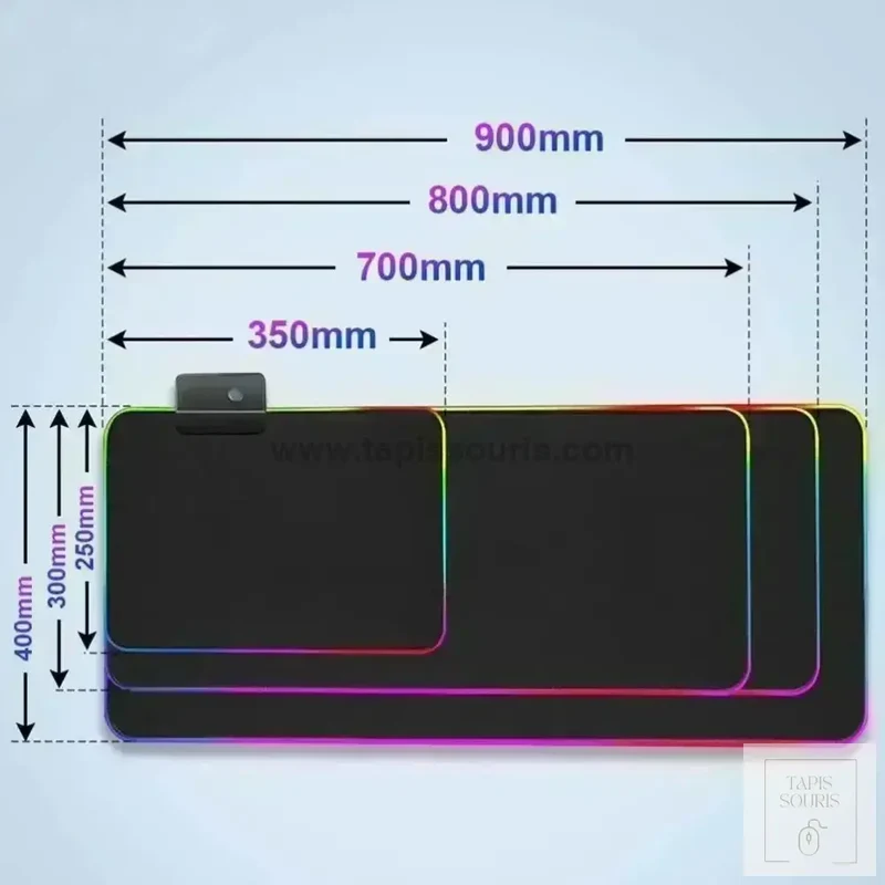 Tapis de Souris RGB Personnalisé
