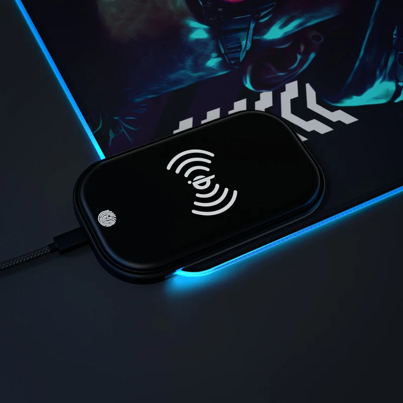 Tapis de Souris Personnalisé - RGB recharge induction sans fil
