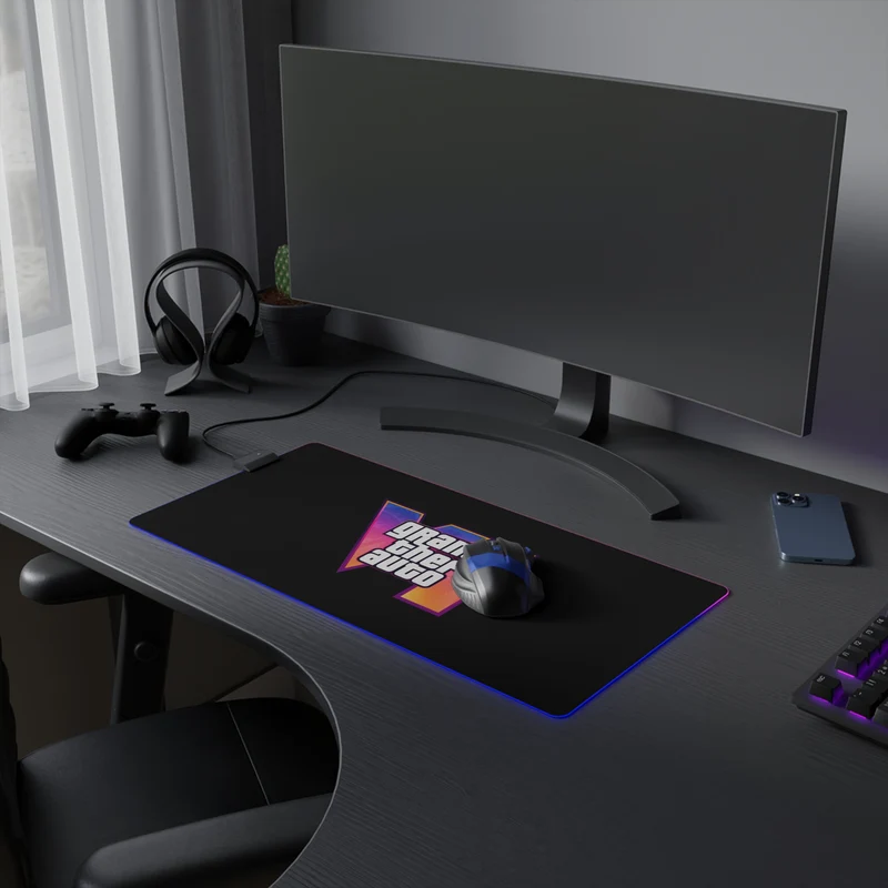 Tapis de Souris Grand Theft Auto VI - Lumieres RGB