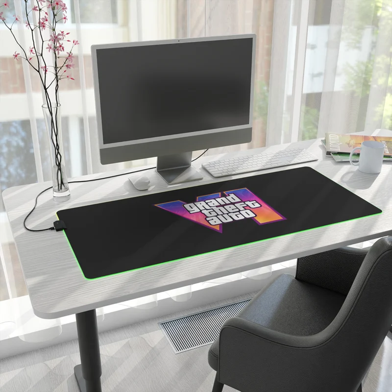 Tapis de Souris Grand Theft Auto VI - Lumieres RGB