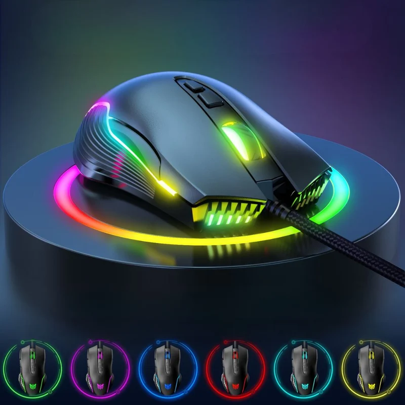 Souris Gaming TMAX - 7 Couleurs RGB
