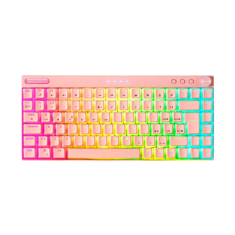 Clavier Mecanique RGB Bluetooth avec Molette