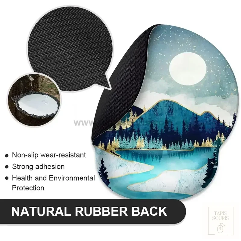 Tapis de Souris Ergonomique Personnalisé