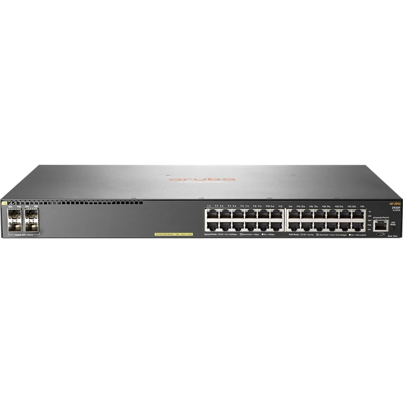 Commutateur HPE Aruba 2930F 24G PoE+ 4SFP+ JL255A