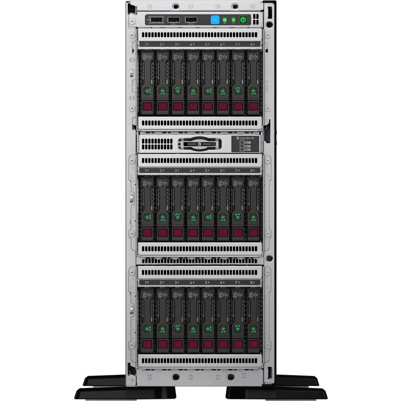 Serveur tour HPE ProLiant ML350 G10 4U - 1 x Intel Xeon Gold 5218R 2.10 GHz - 32 Go RAM - Serial ATA/600, contrôleur SAS 12 Gb/s P25008-001