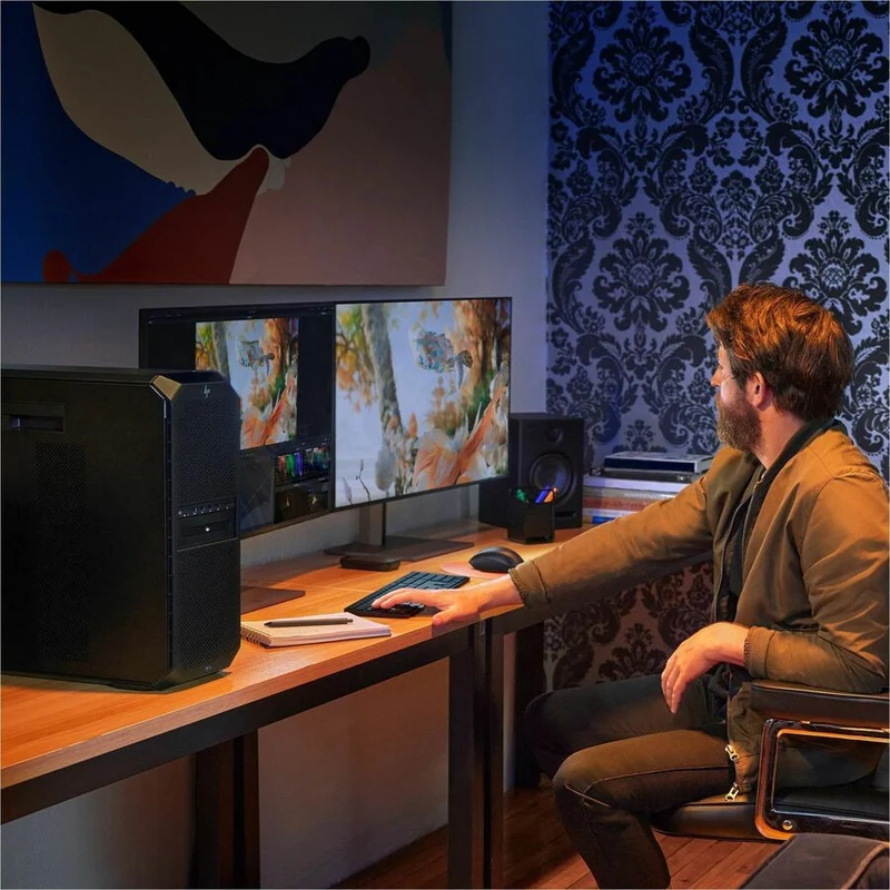 Station de travail HP Z6 G5 A - 1 x AMD Ryzen Threadripper PRO 7945WX - 16 Go - SSD 512 Go - Tour - Noir 9J2J5UT#ABA
