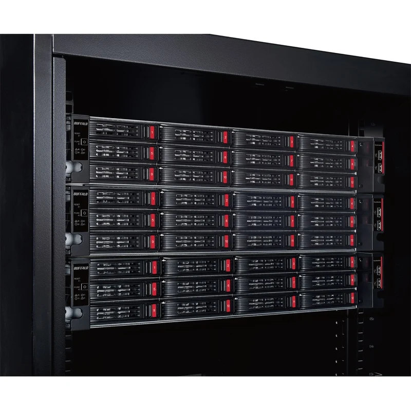 BUFFALO TeraStation 51220 Stockage NAS en rack professionnel à 12 baies de 32 To (4 x 8 To) Disques durs inclus TS51220RH3204
