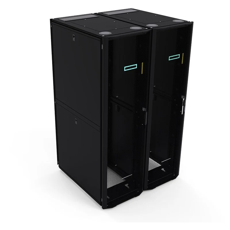 Rack à palettes HPE 42U 800 mm x 1200 2 mm G9 avec panneaux latéraux et compartimentage P15KXNUMXA