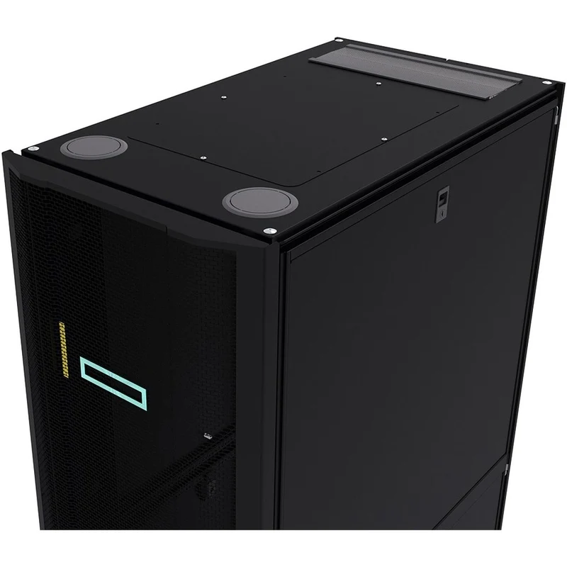 Rack à palettes HPE 42U 800 mm x 1200 2 mm G9 avec panneaux latéraux et compartimentage P15KXNUMXA
