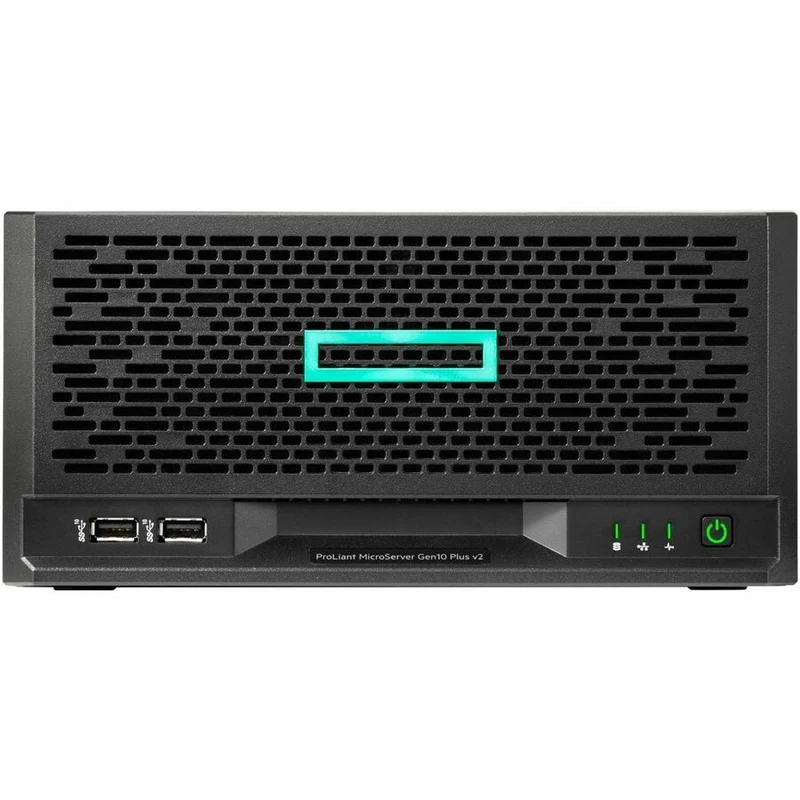 Serveur HPE ProLiant MicroServer Gen10 Plus v2 Ultra Micro Tower - 1 x Intel Xeon E-2314 2.80 GHz - 16 Go de RAM - Disque dur 1 To - (1 x 1 To) Configuration du disque dur - Contrôleur Serial ATA/600 P69103-005