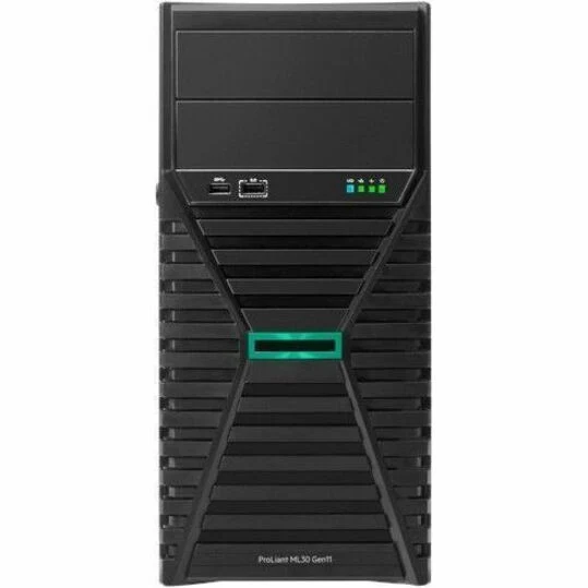 Serveur tour HPE ProLiant ML30 G11 4U - 1 x Intel Xeon E-2436 2.90 GHz - 16 Go RAM - Contrôleur Serial ATA P65096-001