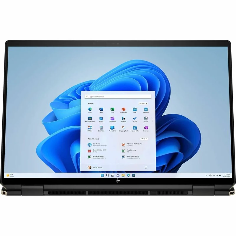 Ordinateur portable convertible 360 en 16 à écran tactile 0000" HP Spectre x16 0010-aa16 2-aa1ca - 2.8K - Intel Core Ultra 7 155H - Plateforme Intel Evo - 32 Go - SSD 2 To - Aluminium noir Nightfall 963A0UA#ABL