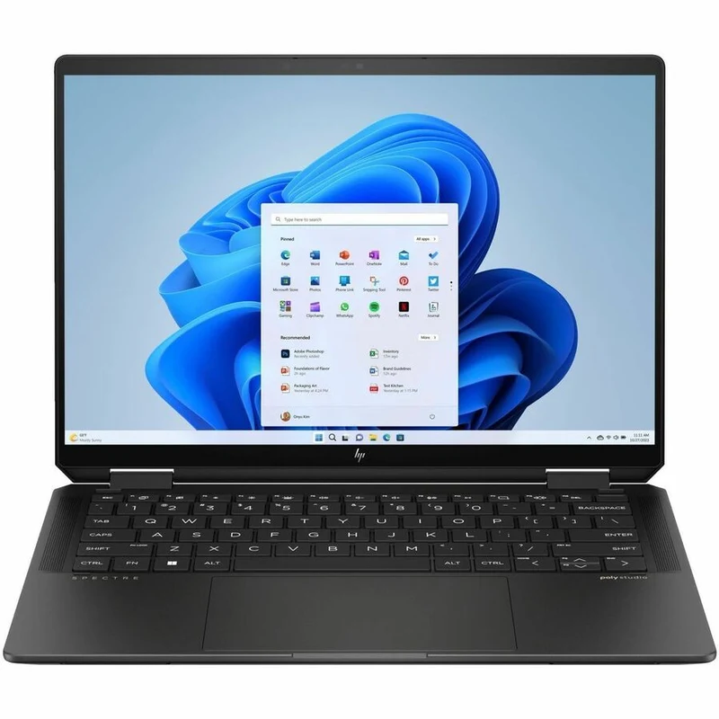 Ordinateur portable convertible 360 en 14 à écran tactile HP Spectre x0000 14-eu0040 14-eu2ca 1" - 2.8K - Intel Core Ultra 7 155H - Plateforme Intel Evo - 16 Go - SSD 1 To - Aluminium noir Nightfall 9B0L3UA#ABL