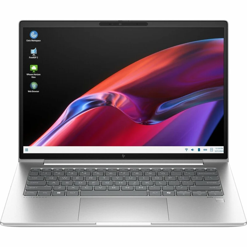 Ordinateur portable client léger HP Elite mt645 G8 14" - WUXGA - AMD Ryzen 3 7335U - 8 Go - SSD 256 Go - Clavier bilingue - Pike Silver AR0E2UT#ABL