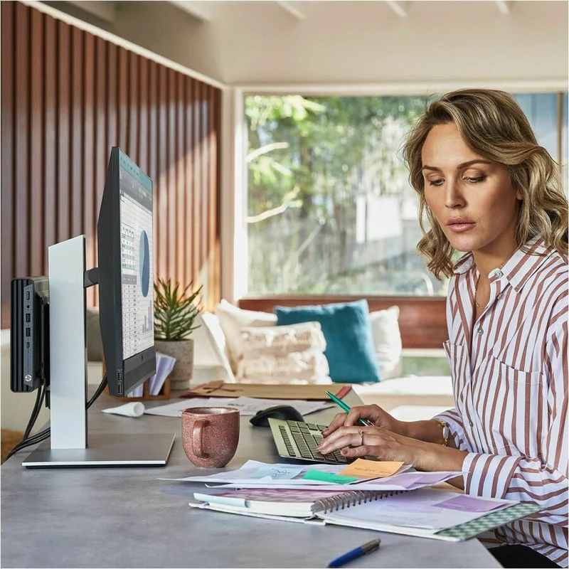 Ordinateur de bureau HP Elite Mini 800 G9 - Intel Core i5 12e génération i5-12500T - Technologie vPro - 16 Go - SSD 256 Go - Mini ordinateur de bureau 82J72UT#ABC