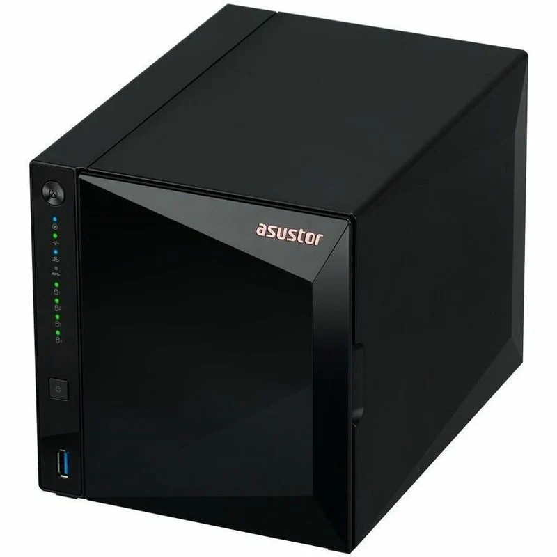 Asustor Drivestor 4 Pro Gen2 AS3304T v2, NAS 4 baies, 1.7 GHz Quad-Core, port 2.5 GbE, 2 Go de RAM DDR4, petit serveur multimédia domestique, stockage en réseau (sans disque) AS3304T V2