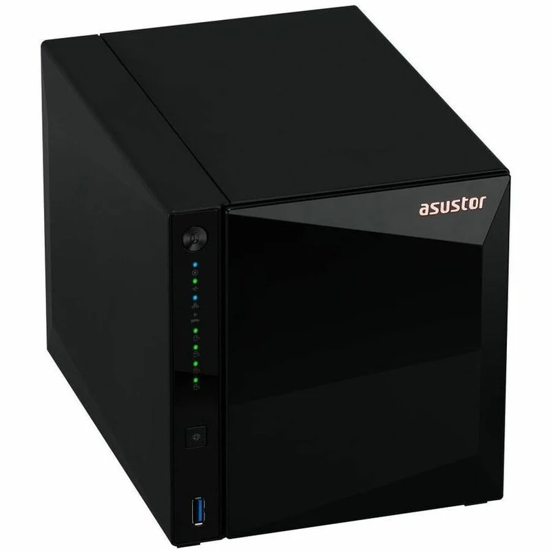 Asustor Drivestor 4 Pro Gen2 AS3304T v2, NAS 4 baies, 1.7 GHz Quad-Core, port 2.5 GbE, 2 Go de RAM DDR4, petit serveur multimédia domestique, stockage en réseau (sans disque) AS3304T V2