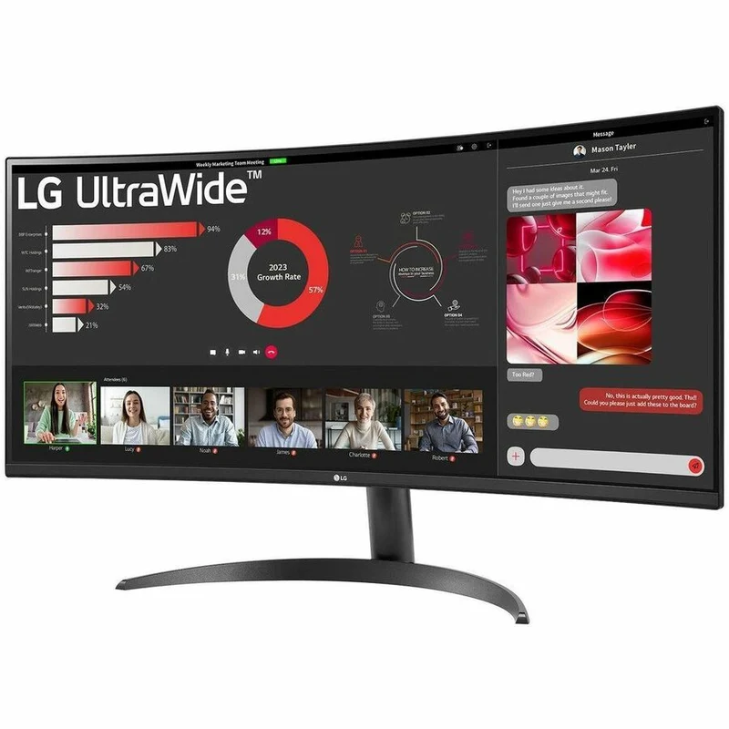 Moniteur LED UWQHD 34" ultra-large LG 50WR34QK-B - 21:9 34WR50QK-B