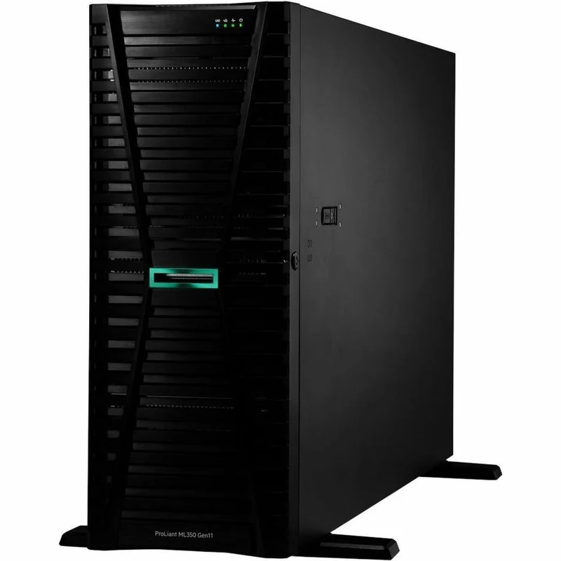 Serveur tour HPE ProLiant ML350 G11 4U - 1 x Intel Xeon Silver 4514Y 2 GHz - 64 Go de RAM - 960 Go SSD - (2 x 480 Go) Configuration SSD - Serial Attached SCSI (SAS), contrôleur Serial ATA P71688-005