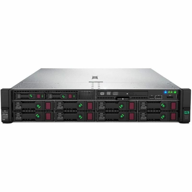 Serveur rack 380U HPE ProLiant DL10 G2 - 1 x Intel Xeon Silver 4210R 2.40 GHz - 64 Go de RAM - 960 Go de SSD - (2 x 480 Go) Configuration SSD - Serial ATA, contrôleur SAS 12 Gb/s P69753-005