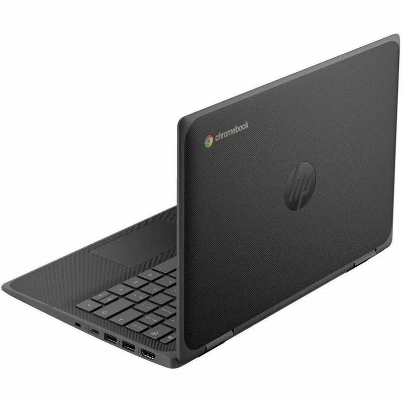 Chromebook convertible 5 en 11.6 HP Fortis G2 1" à écran tactile - HD - Intel N-Series N200 - 8 Go - Mémoire flash 64 Go - Clavier anglais - Jack Black 9R3A4UT#ABA