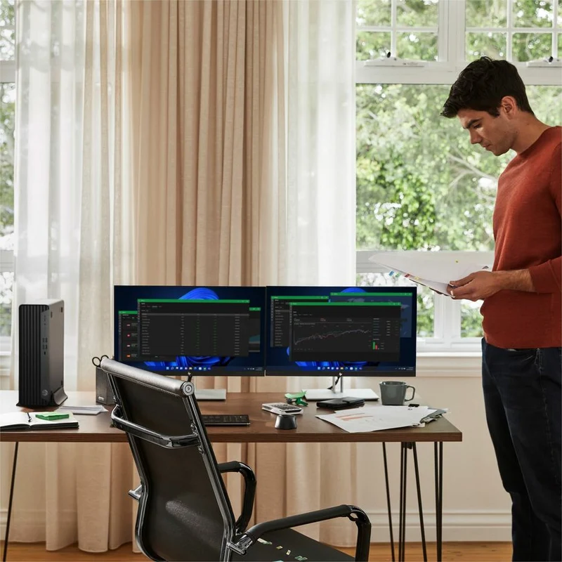 Ordinateur de bureau HP Elite 800 G9 - Intel Core i5 14e génération i5-14500 - Technologie vPro - 16 Go - SSD 512 Go - Petit facteur de forme A12GWUT#ABC