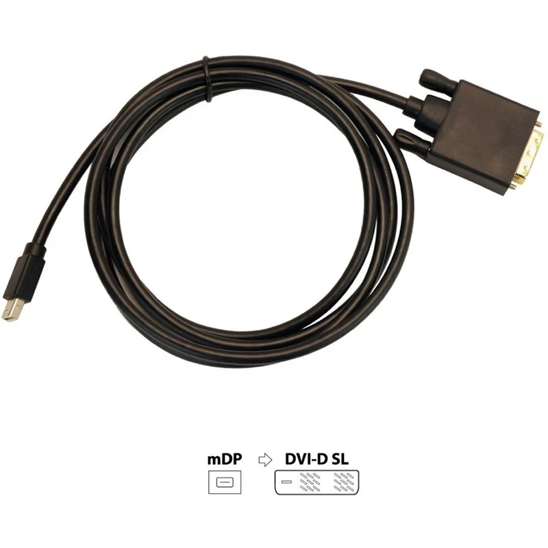 Câble actif VisionTek Mini DisplayPort vers SL DVI 1.8 M (M/M) 900800