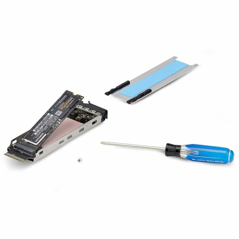 StarTech.com Support amovible pour SSD NVMe M.2 à double baie vers PCIe x8 ; bifurcation requise ; installation sans outil, baie de disque PCIe échangeable à chaud 2M2-REMOVABLE-PCIE