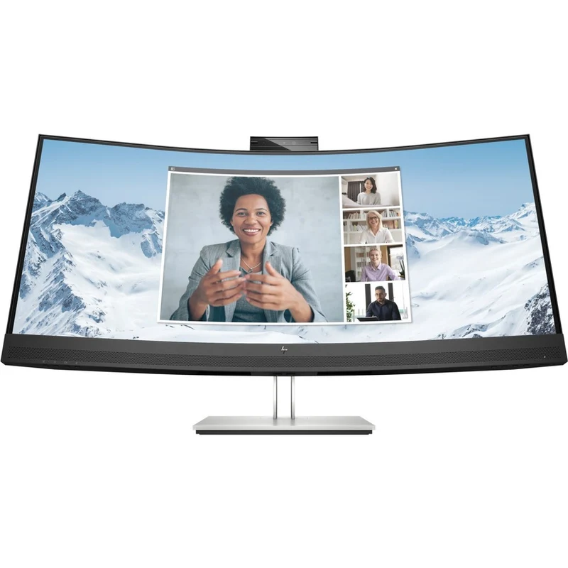 Moniteur LCD incurvé HP E34m G4 34" avec webcam WQHD - 21:9 - Noir 40Z26AA#ABA