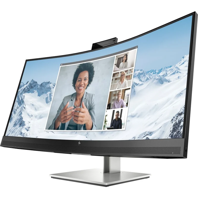Moniteur LCD incurvé HP E34m G4 34" avec webcam WQHD - 21:9 - Noir 40Z26AA#ABA
