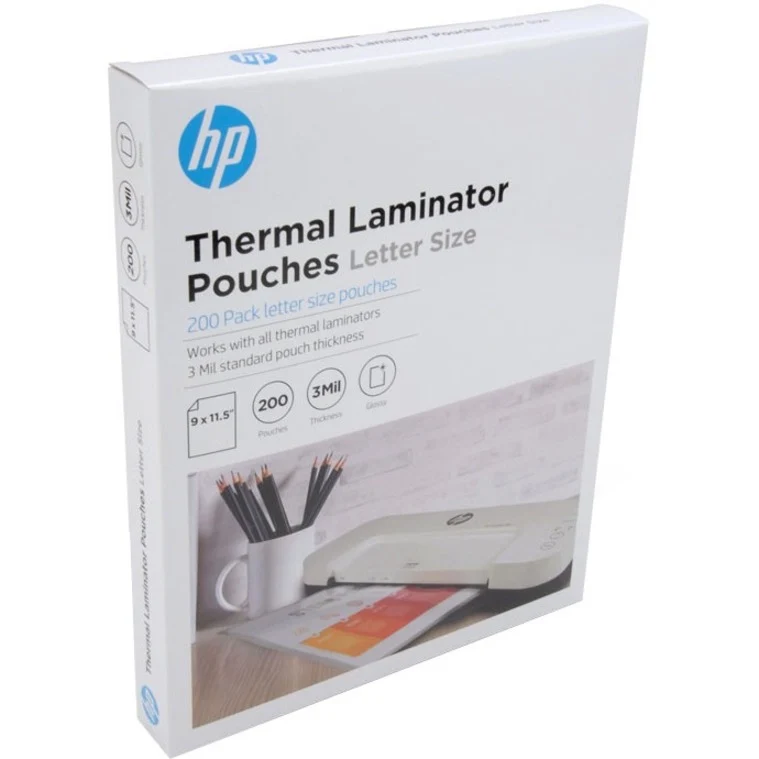Pochettes format lettre pour plastifieuse HP S200 91013T
