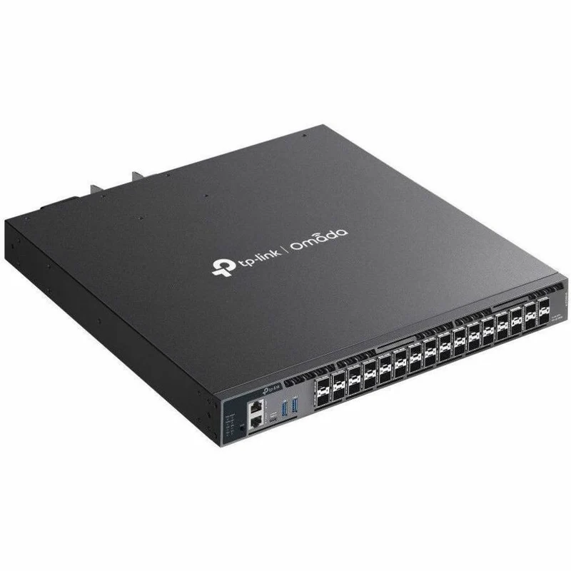Commutateur d'agrégation géré L26 empilable 10 ports 3G Omada de TP-Link avec 6 emplacements 25G SX6632YF