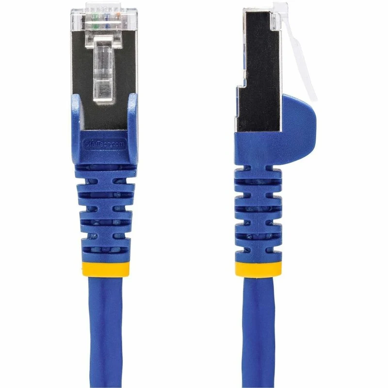 Câble Ethernet CAT10 bleu StarTech.com de 8 m, RJ45 anti-accroc, 25G/40G 2000 100 MHz, PoE 26 W, S/FTP, cuivre nu pur 10 AWG, cordon de raccordement réseau LSZH NLBL-8F-CATXNUMX-PATCH