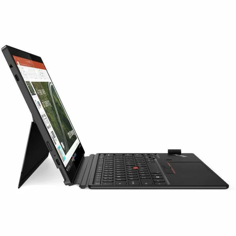 Lenovo ThinkPad X12 Detachable Gen 2 21LK002UUS Ordinateur portable 12.3 en 2 détachable à écran tactile 1" - Full HD Plus - Intel Core Ultra 7 164U - Technologie vPro - 32 Go - SSD 512 Go - Clavier anglais - Noir 21LK002UUS