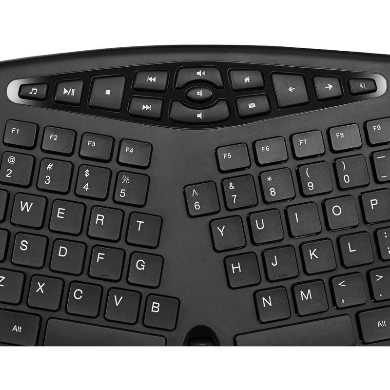 Clavier de bureau ergonomique USB Adesso TruForm Media 160 AKB-160UB-FR